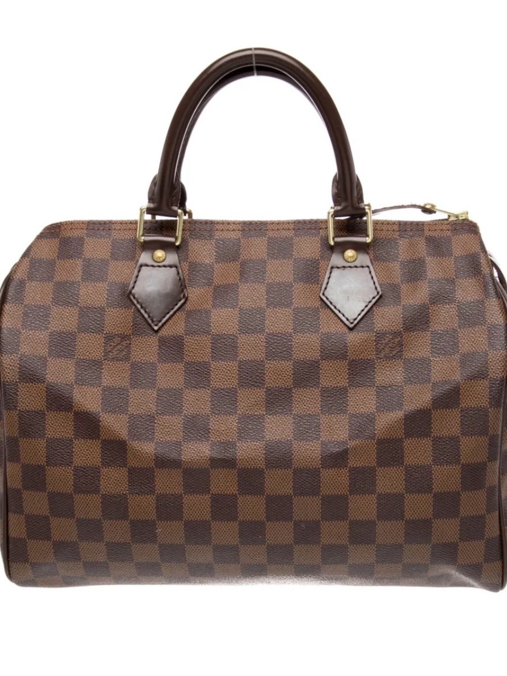 Louis Vuitton Brown Damier Ebene Speedy Handbag